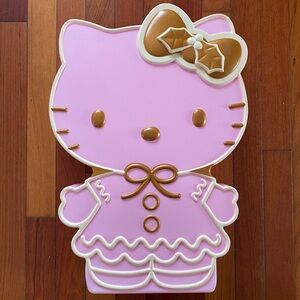 Brand New Pink Hello Kitty Gingerbread Girl Christmas Mold 26”
